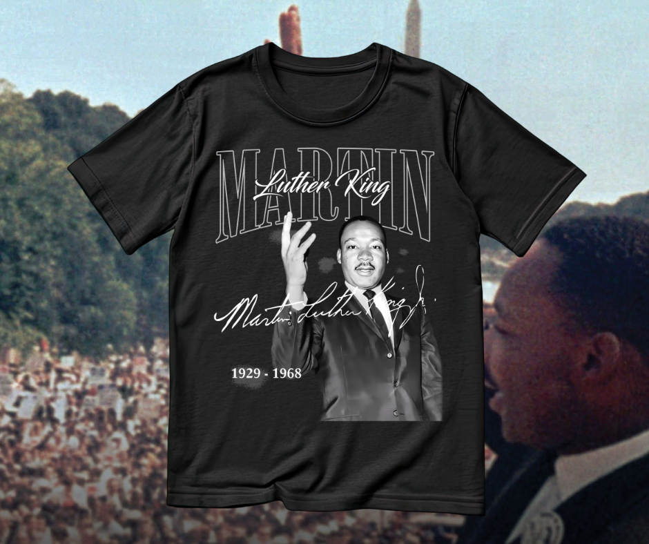 Martin Luther King Jr. Legacy Tee – 1929–1968 Tribute Shirt
