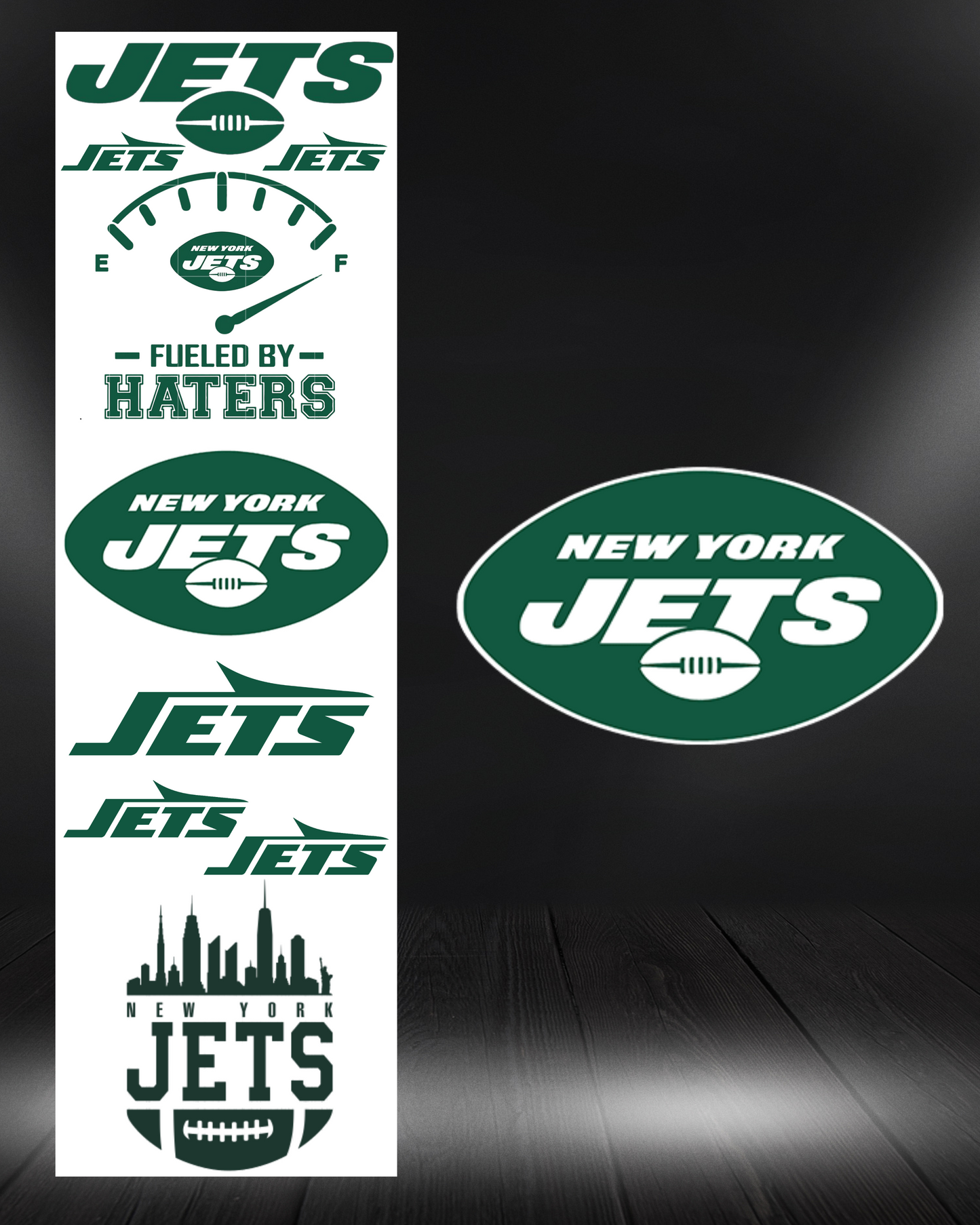 New York Jets Pre Made Gang Sheet