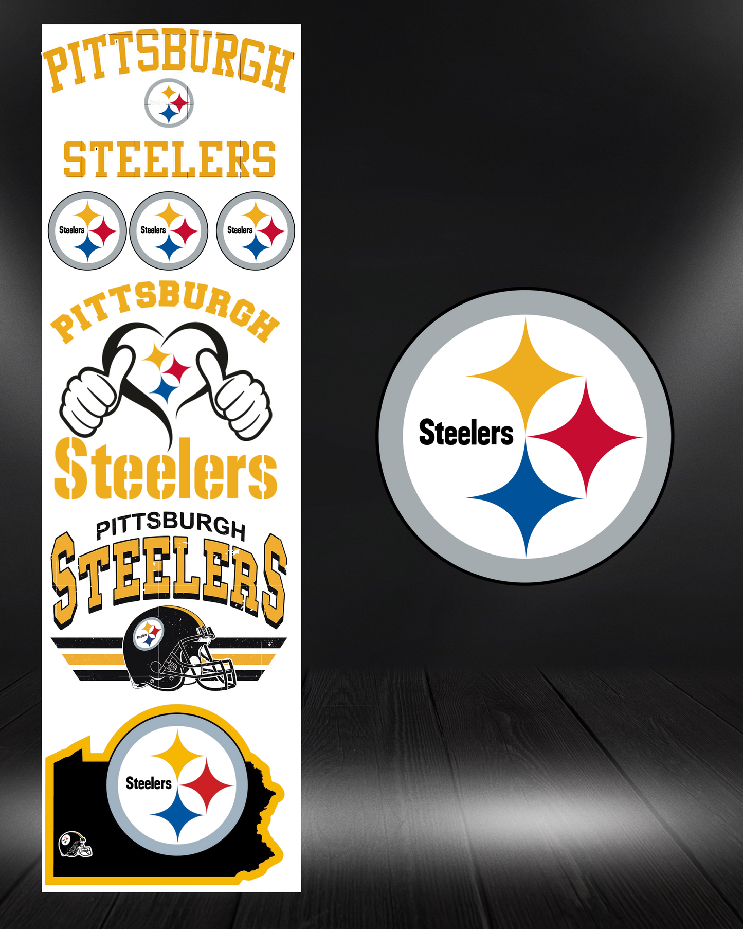 Steelers Pre Made Gang Sheet