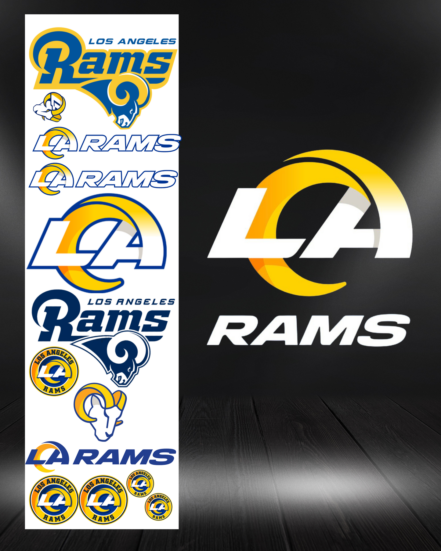 LA Rams Pre Made Gang Sheet