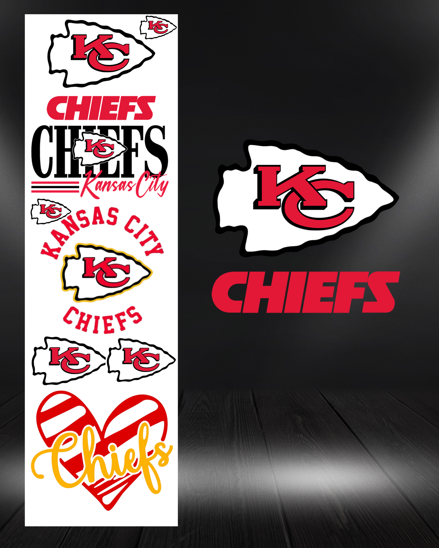 Kansas City Pre Made Gang Sheet