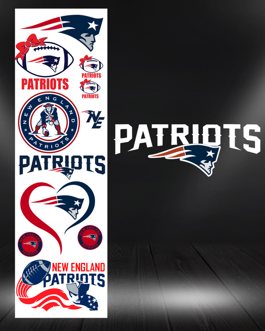 Patriots Pre Made Gang Sheet