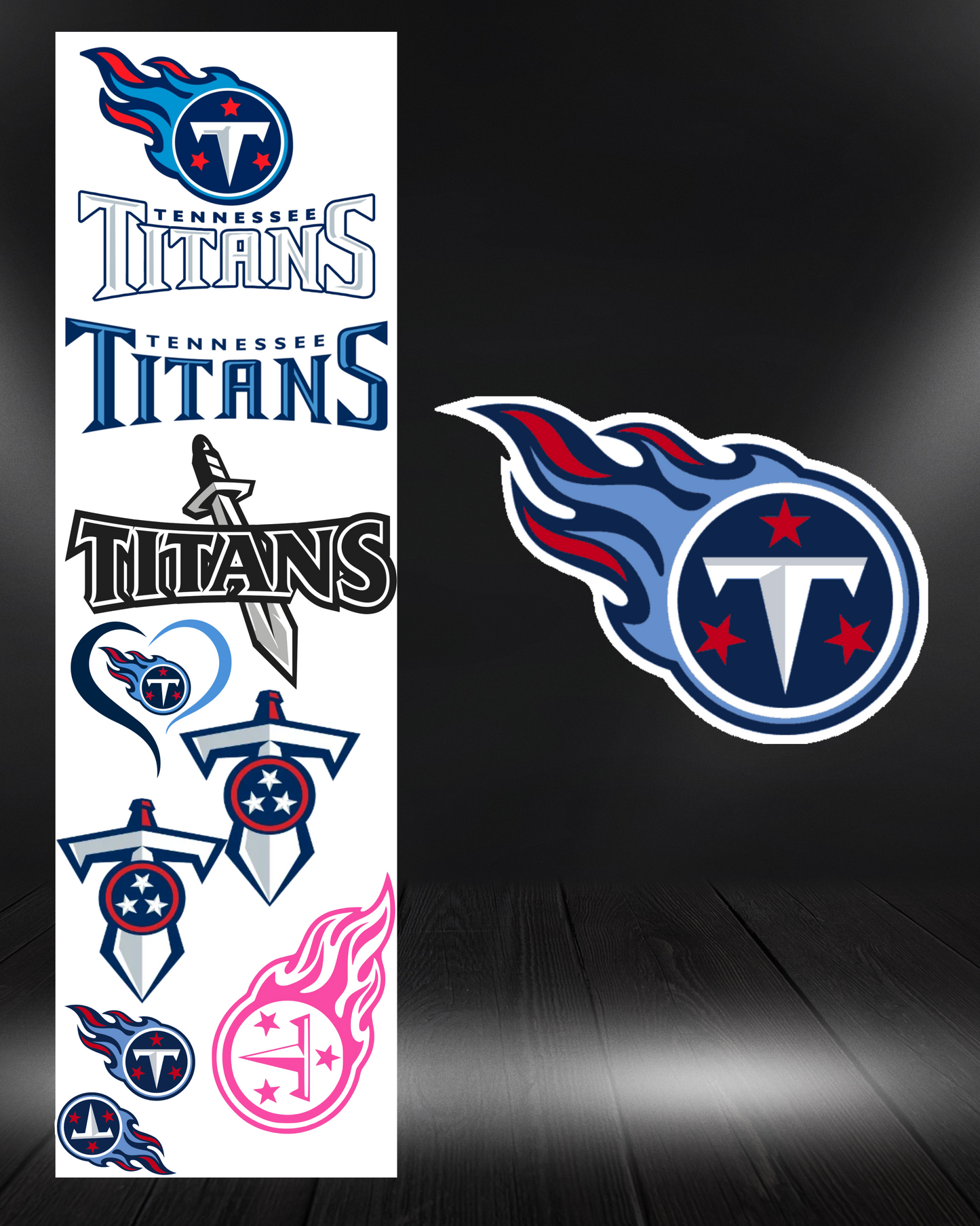 Titans Pre Made Gang Sheet