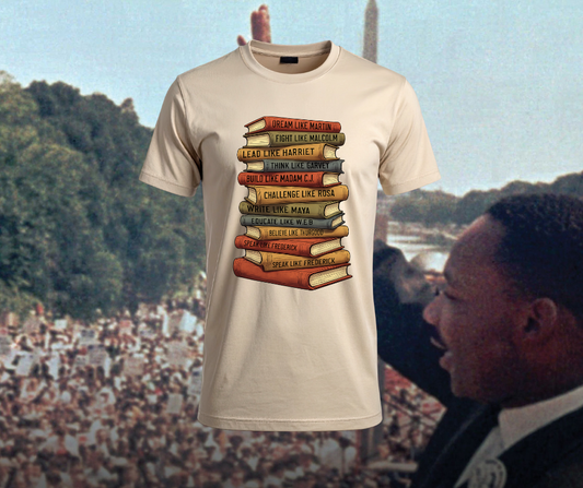 Black History Book Tee